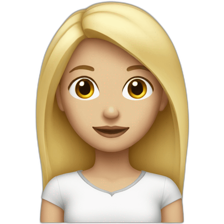 blonde girl emoji