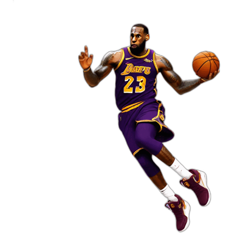 Lebron james dunk emoji