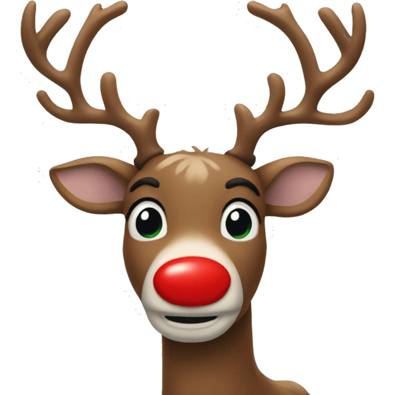 Red Nosed Reindeer emoji