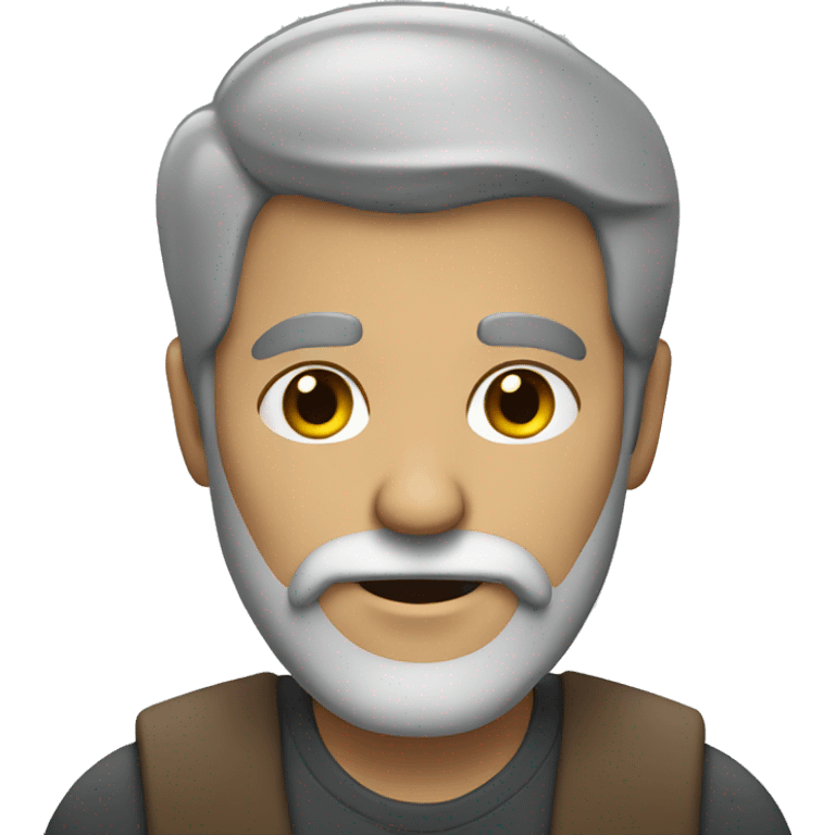 Man with grey beard emoji