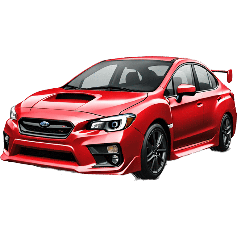 Red Subaru WRX emoji