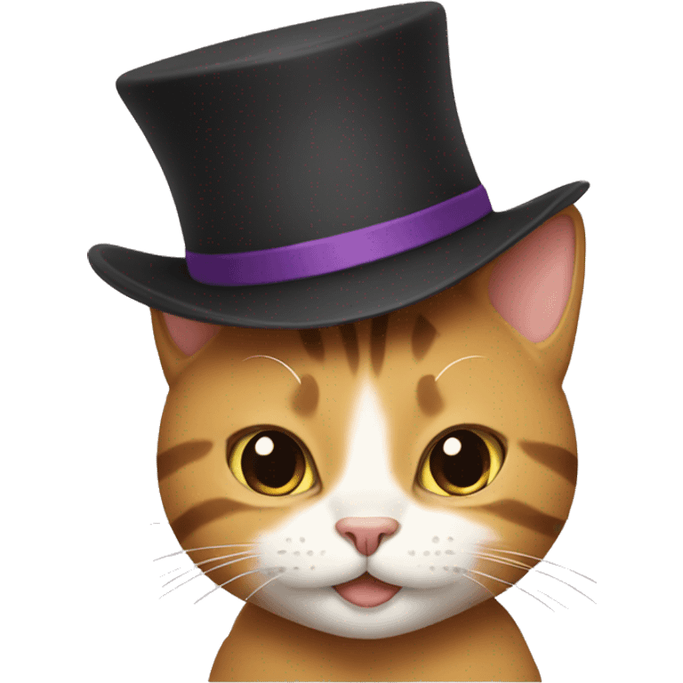 Cat in a hat emoji