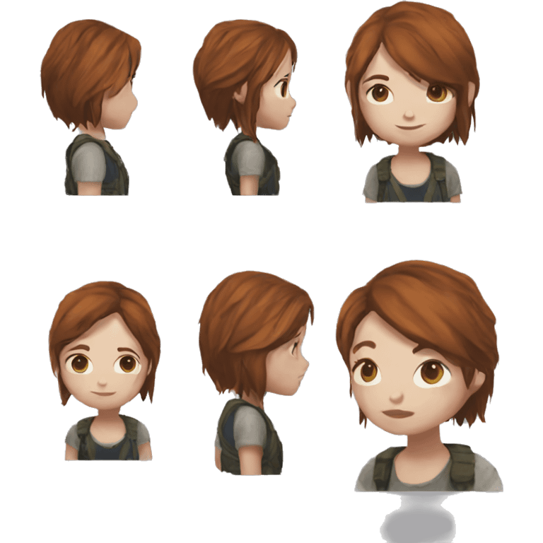 Ellie the last of us Little bit dezoom emoji