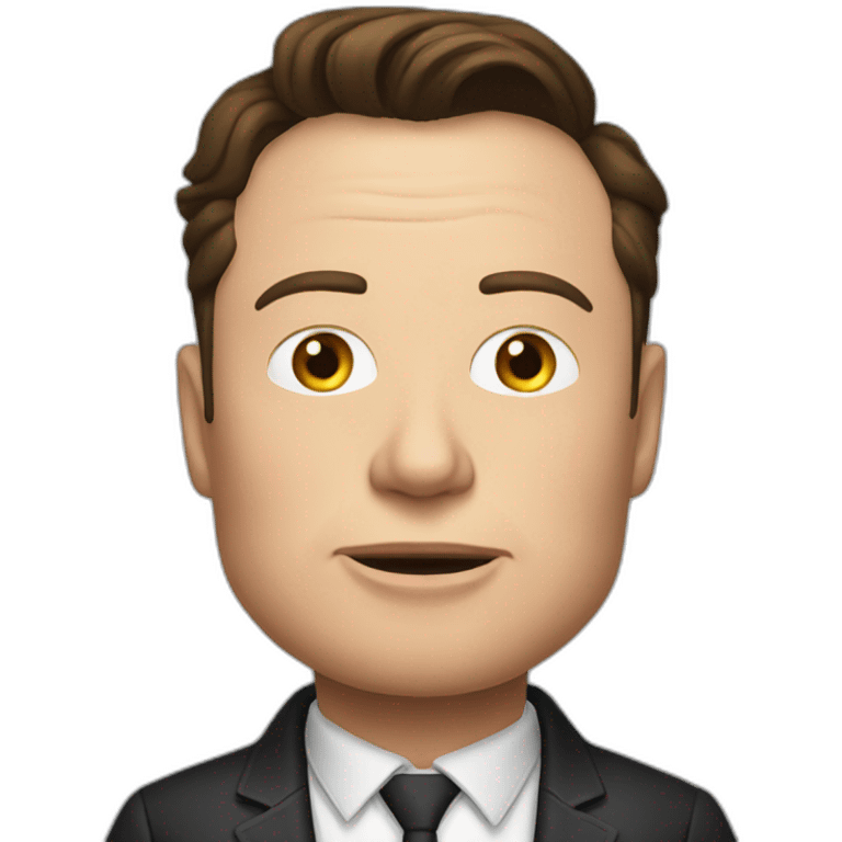 Woke Elon Musk emoji