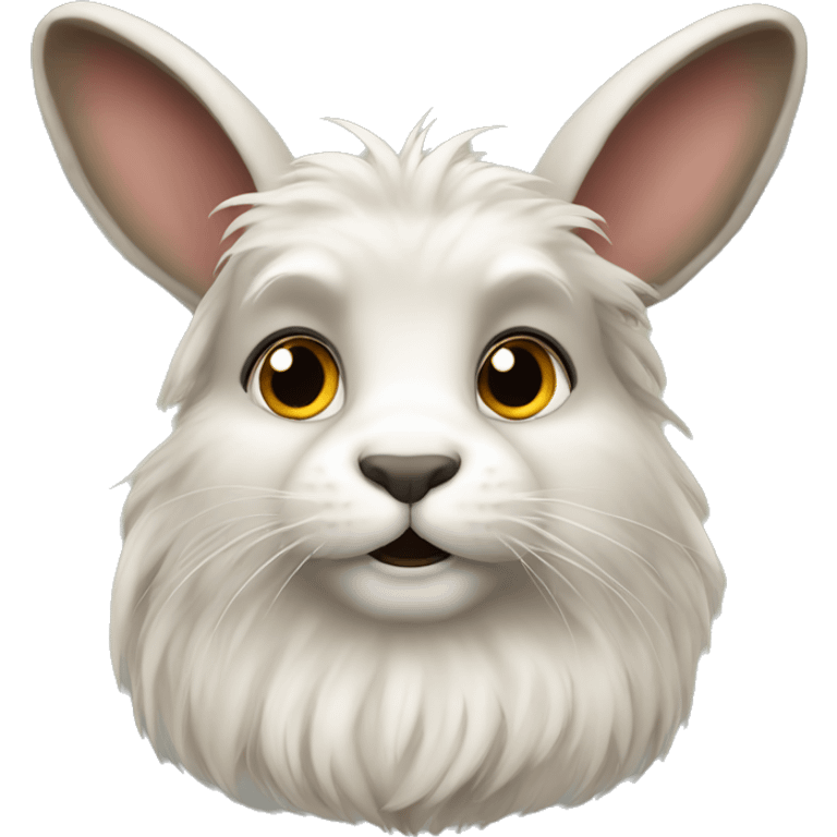 a lionhead Rabbit emoji