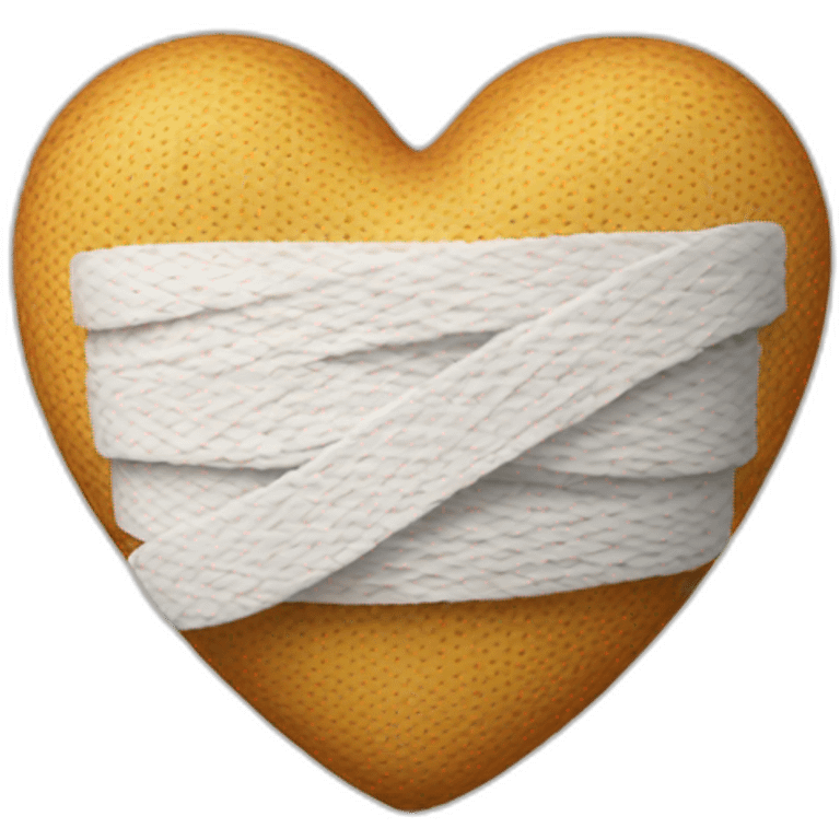 Bandage heart emoji