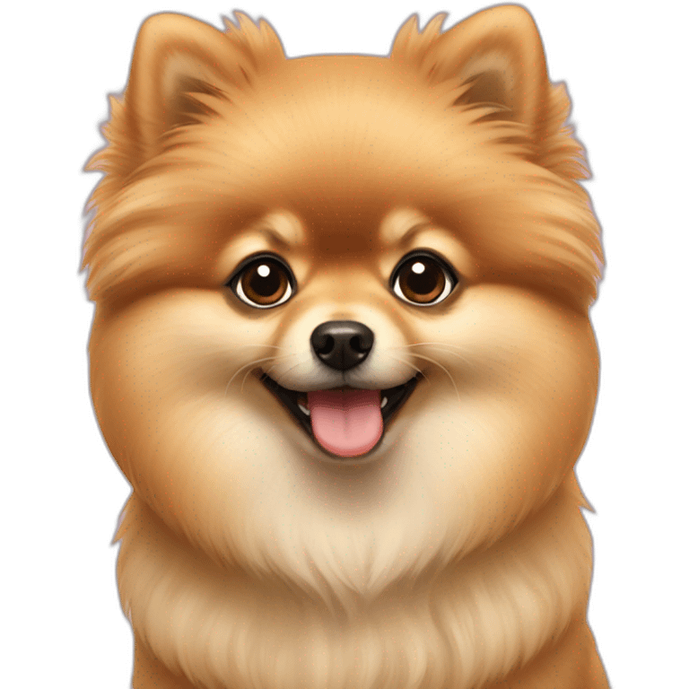 Pomeranian puppies emoji