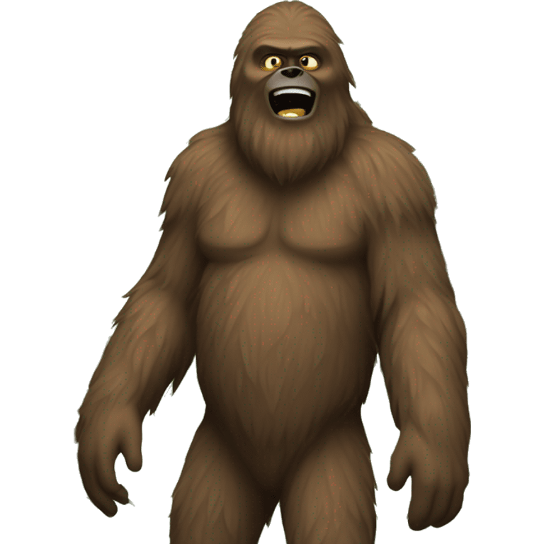 Sasquatch with bbl emoji