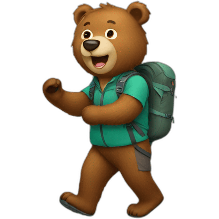 Hike bear emoji