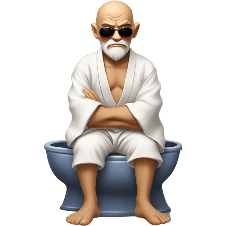 Master roshi on the toilet  emoji