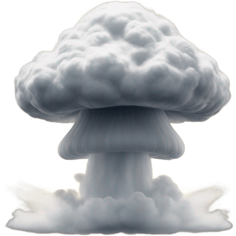 Mushroom cloud emoji