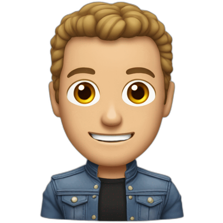 Cute jean Claude van Damme emoji