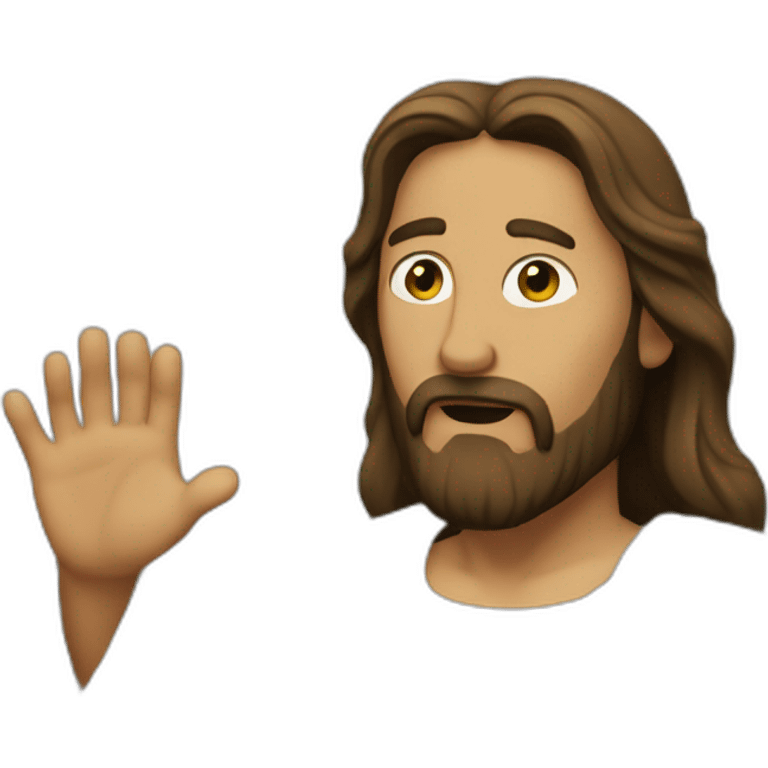 jesus stop emoji