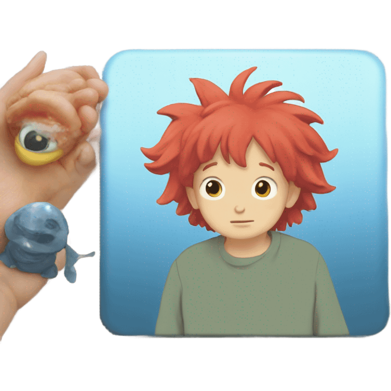 ponyo studio ghibli emoji