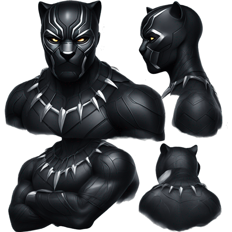 black panther marvel emoji