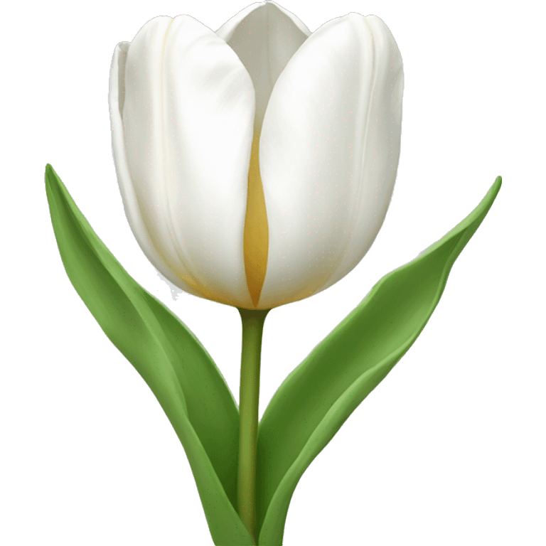 White tulip emoji