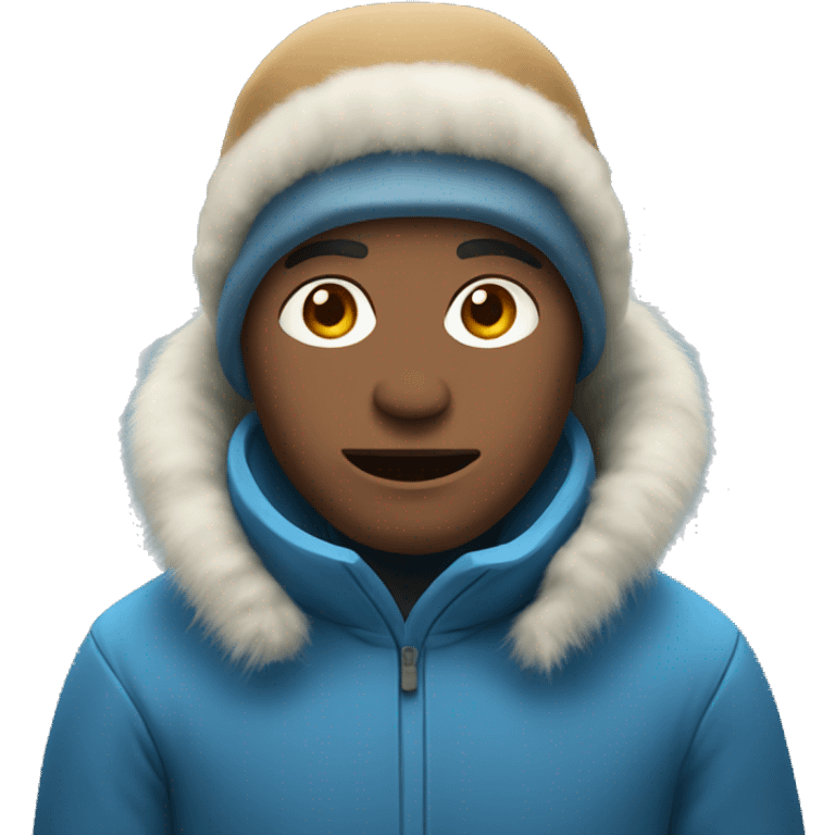 A human in the Arctic  emoji