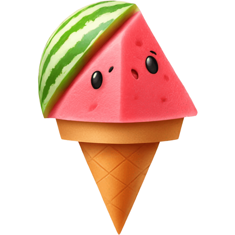 Watermelon sorbet emoji