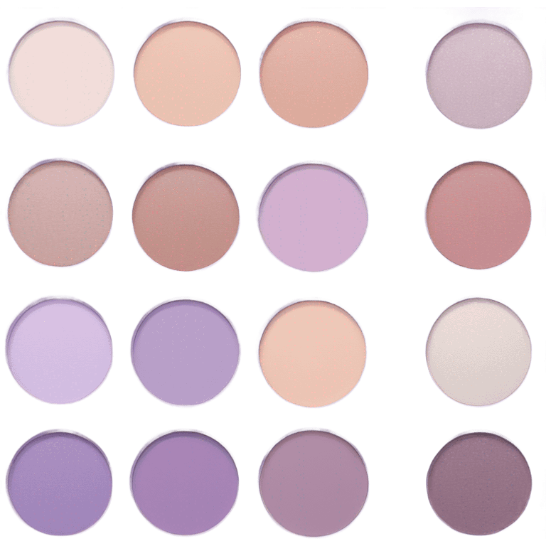 pastel purple eyeshadow palette emoji