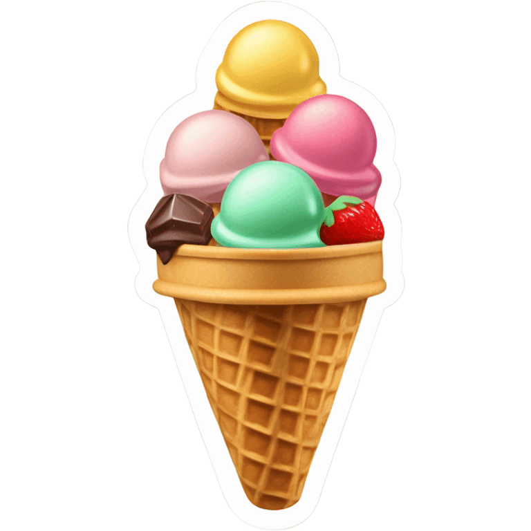 Ice cream emoji