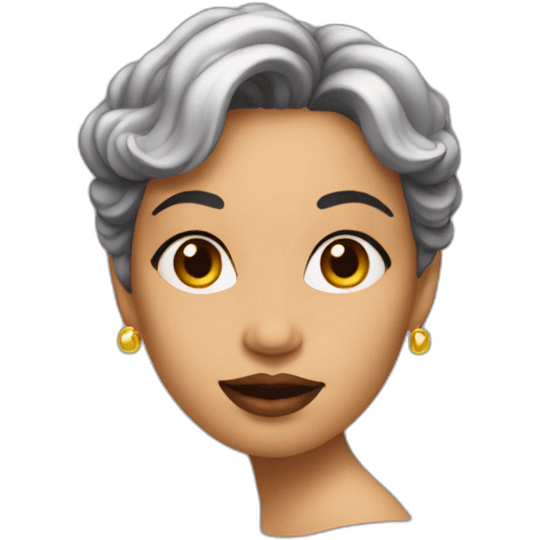 women coquette emoji