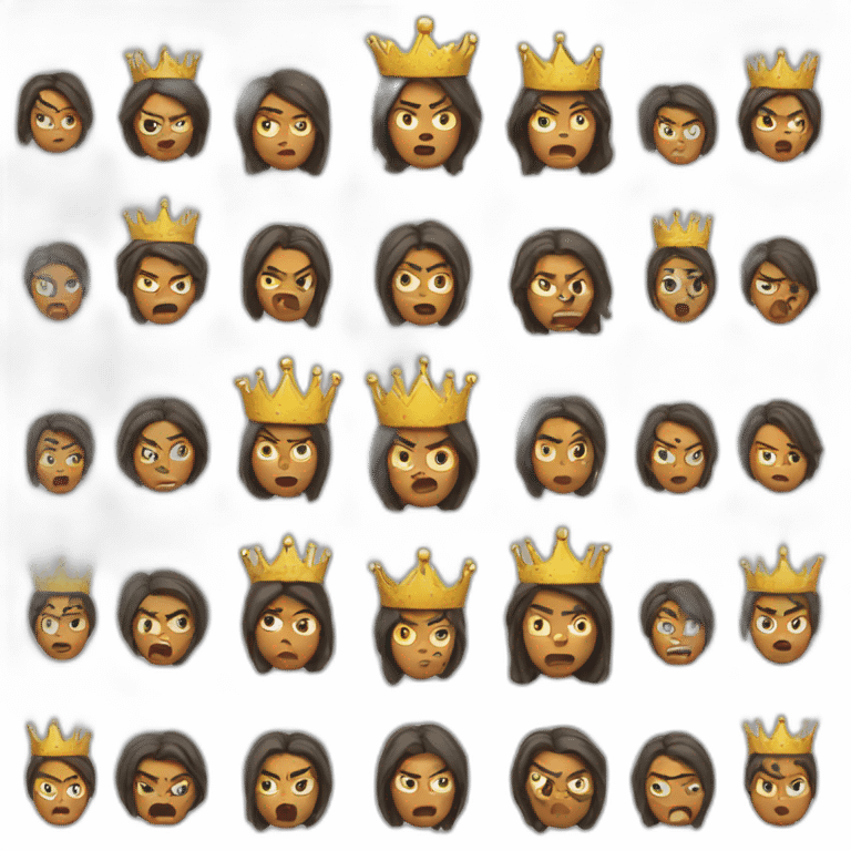 angry queen emoji