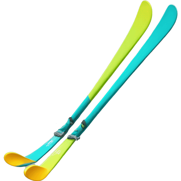 downhill skis emoji