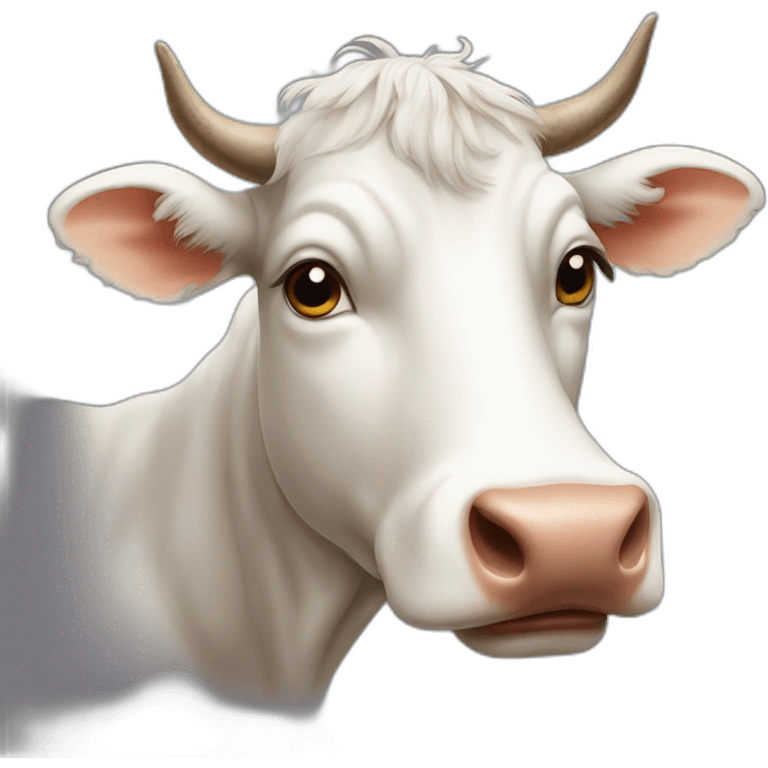 Cow with nose ring  emoji