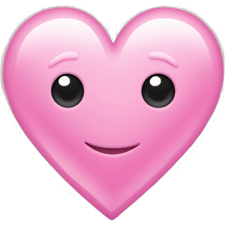 Pink light heart emoji