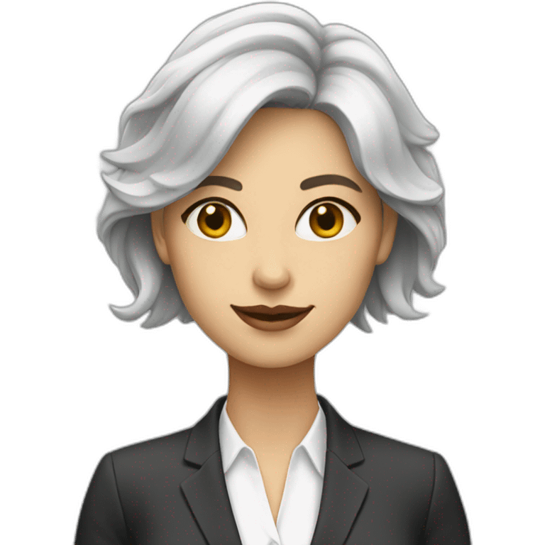 woman-white-skin-in-suit emoji