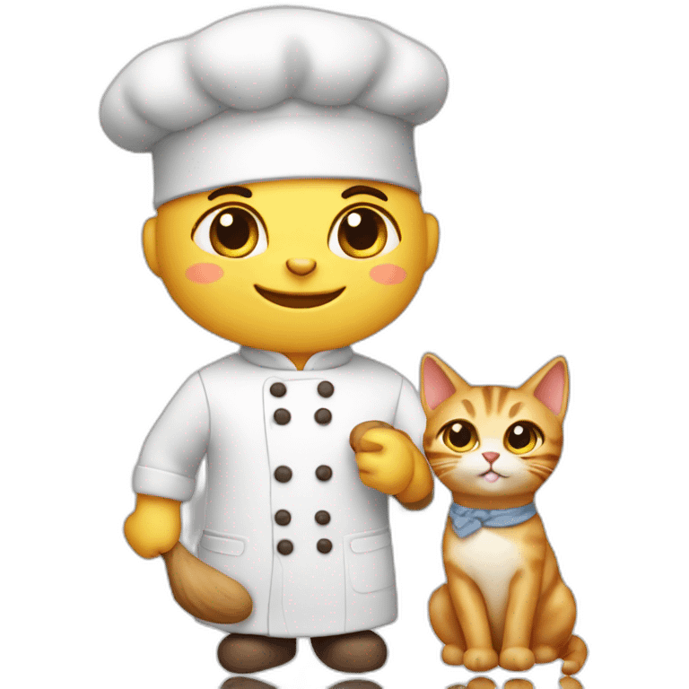 Cat baker emoji