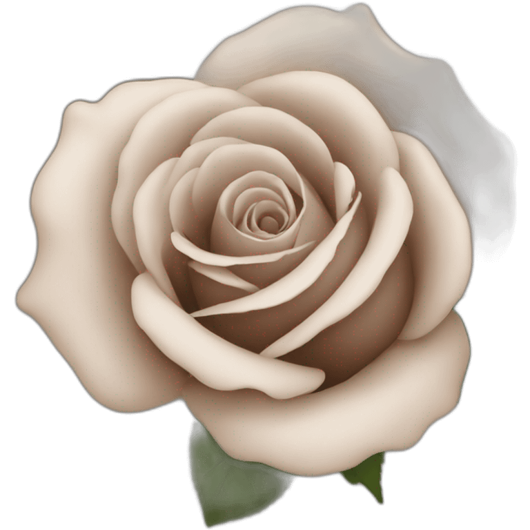 taupe rose emoji