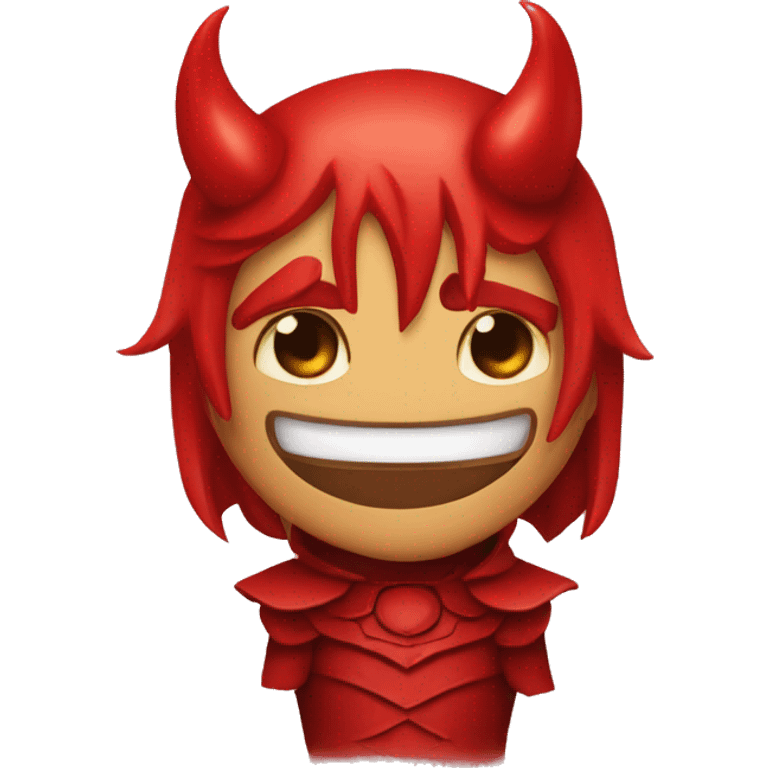 Demonio rojo emoji