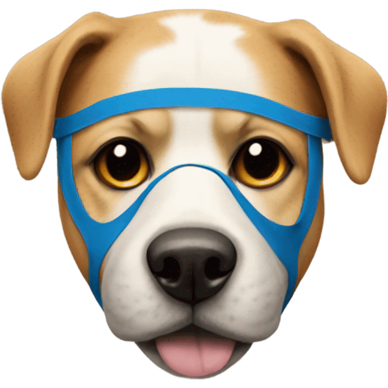 Dog wearing a mask  emoji