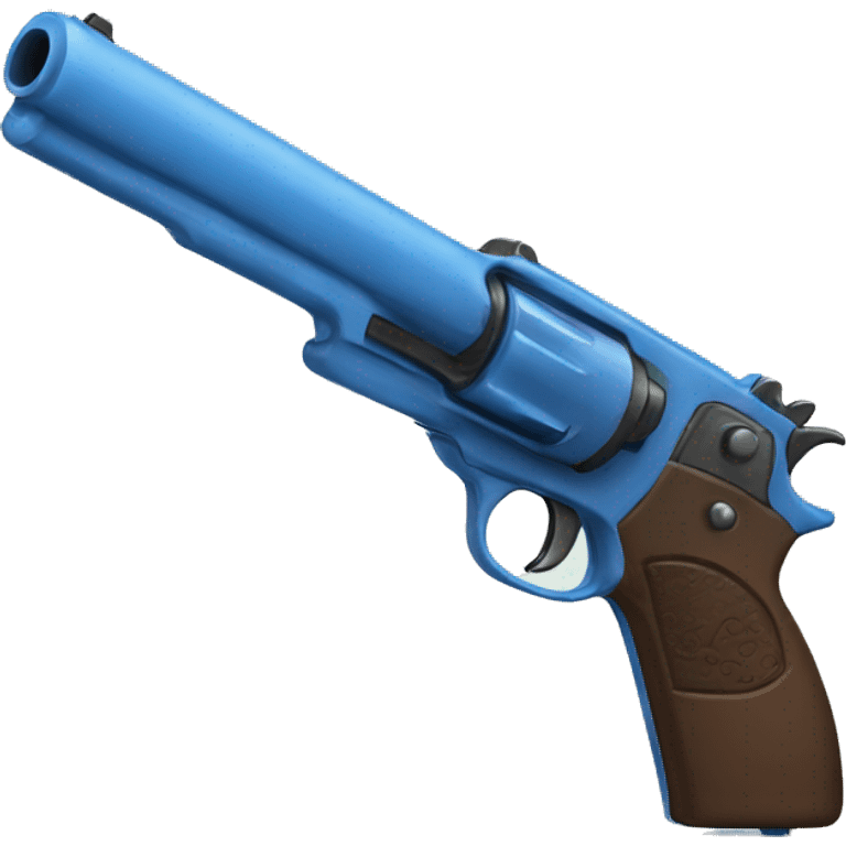 Blue gun emoji