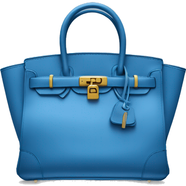 Blue Birkin bag emoji