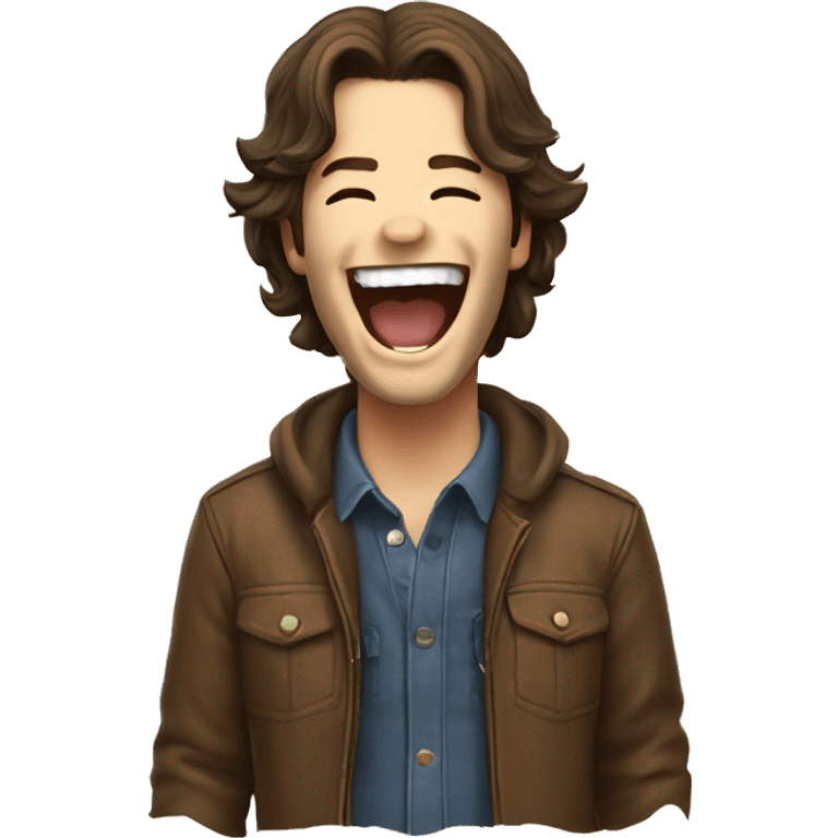 Sam Winchester laughing emoji