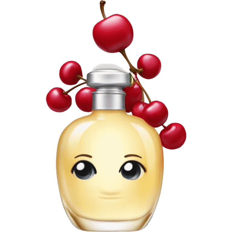 Cherry vanilla perfume emoji