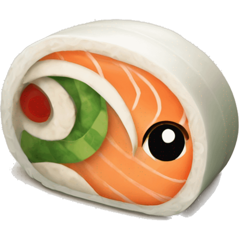 Sushi roll emoji