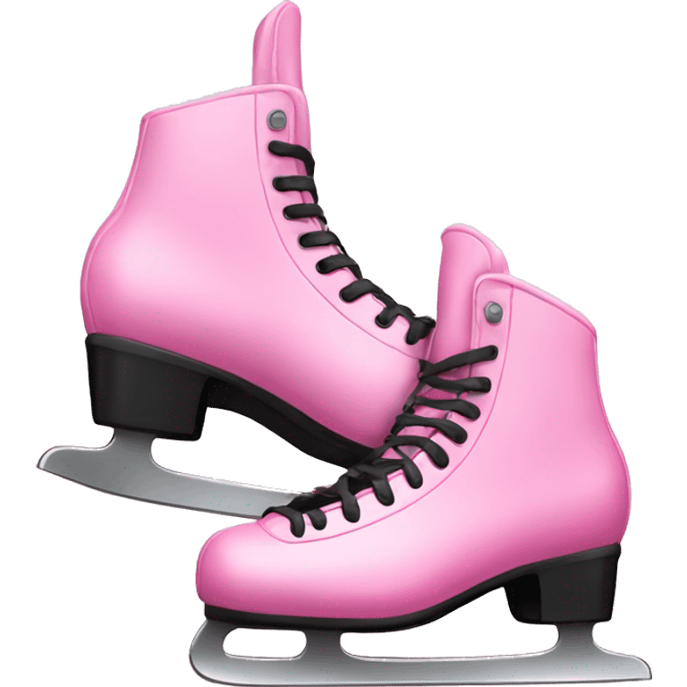 ice skates pink emoji