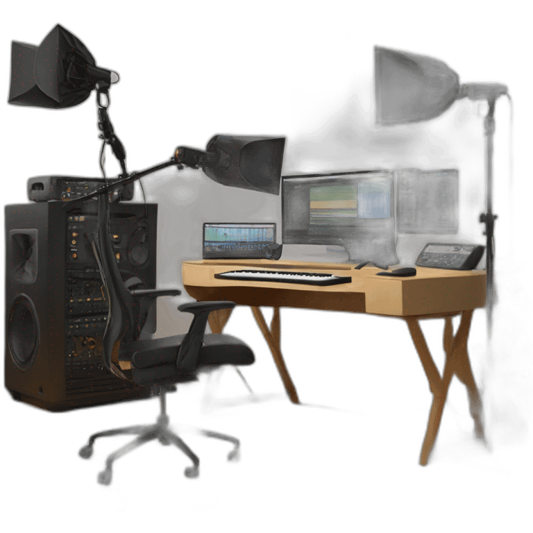 home studio video setup emoji