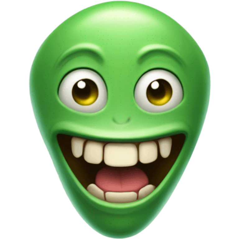 alien laughing emoji