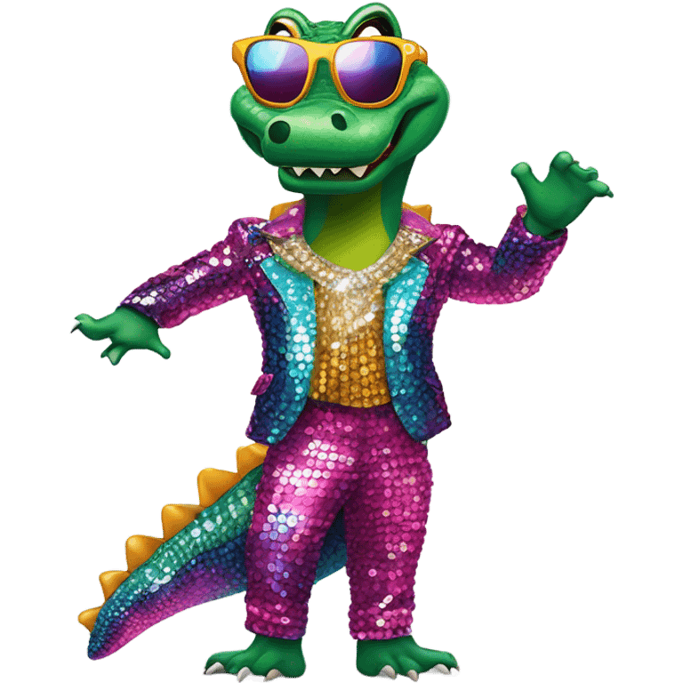 Disco Alligator  emoji