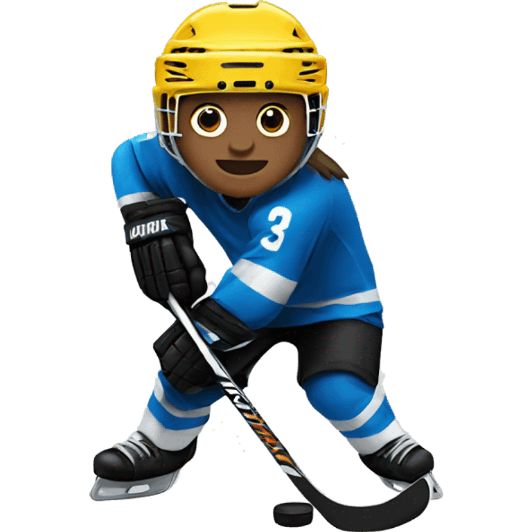 Knee hockey  emoji