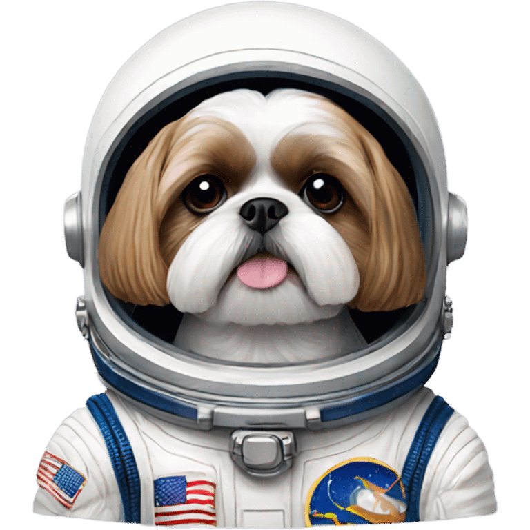 Shih Tzu astronaut emoji