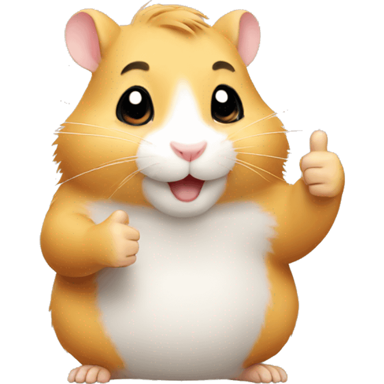 hamster thumbs up emoji