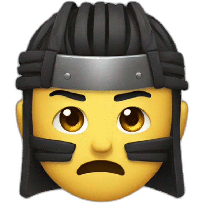 crying samurai emoji