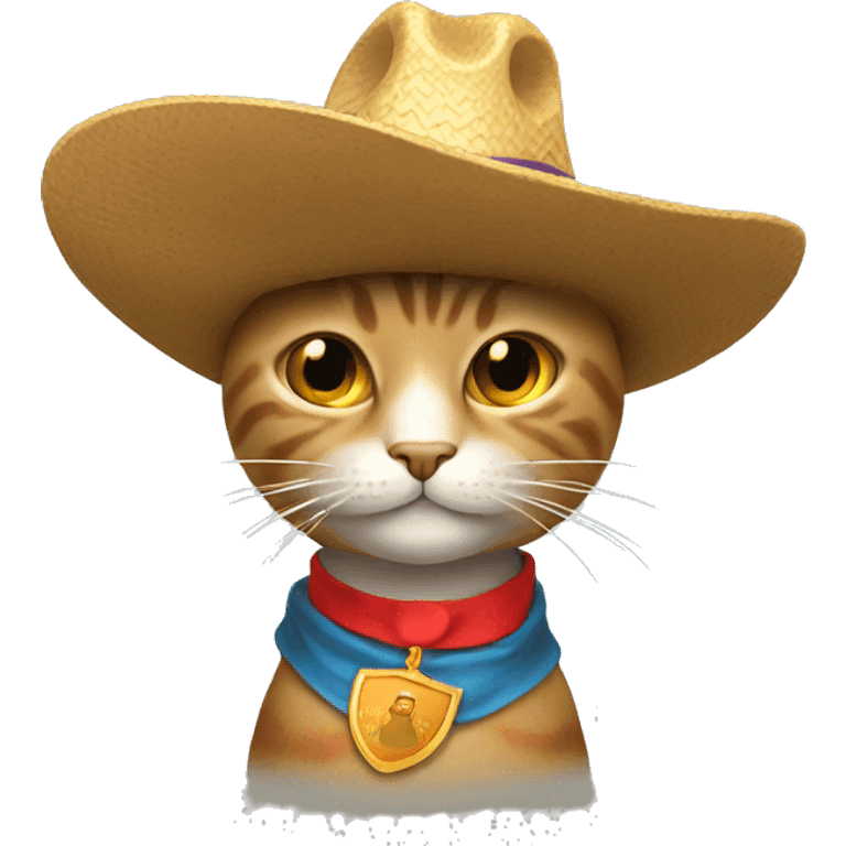 gato con sombrero de copa emoji