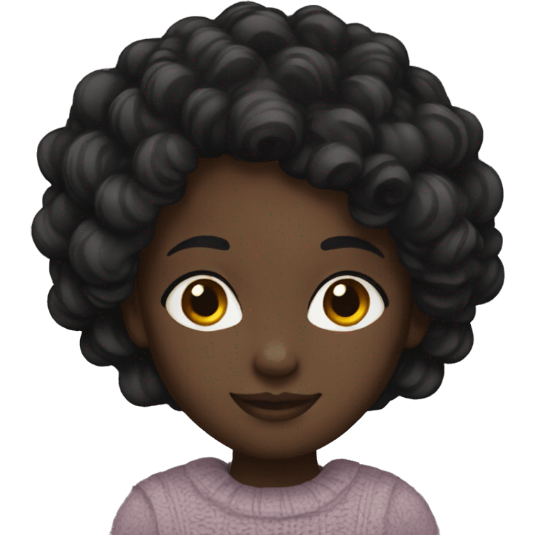 black beautiful emoji