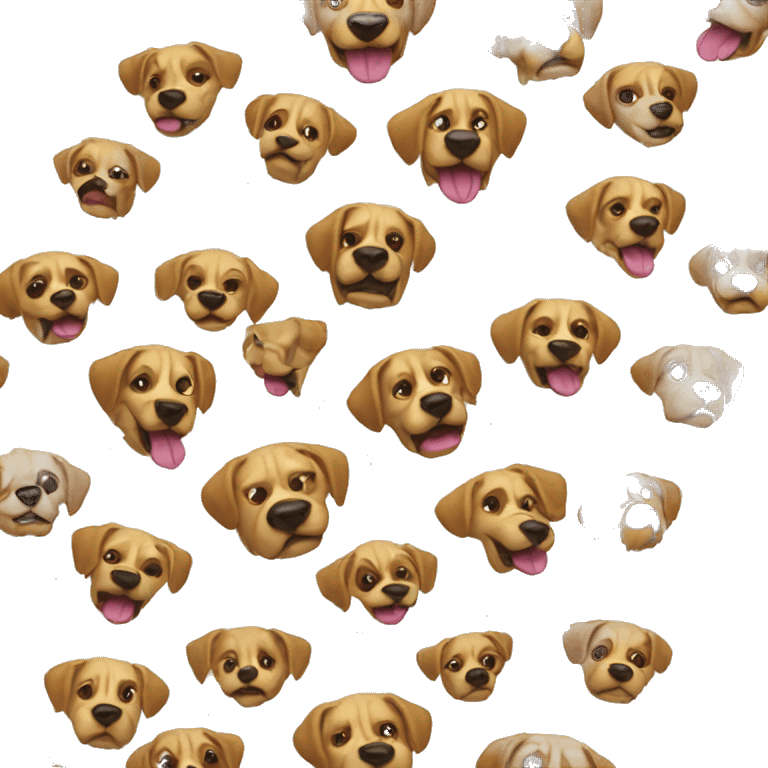 Un chien qui s'en fou  emoji